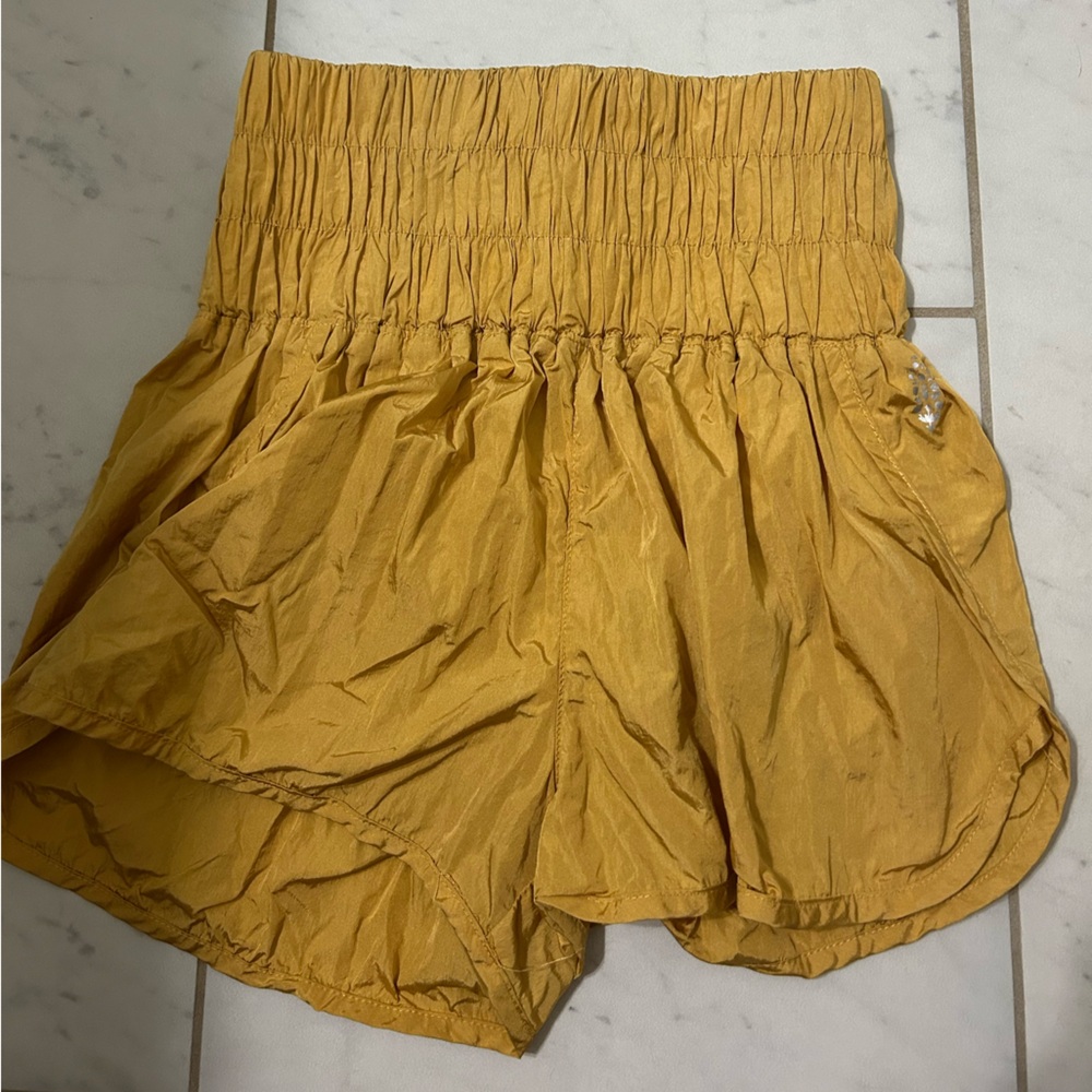 Gold Free people shorts